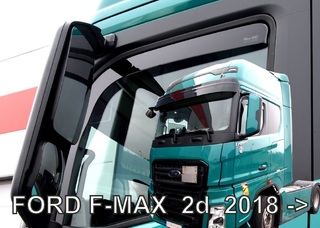 ΑΝΕΜΟΘΡΑΥΣΤΕΣ ΓΙΑ FORD F-MAX 2D 2018+? ΖΕΥΓΑΡΙ ΑΠΟ ΕΥΚΑΜΠΤΟ ΦΙΜΕ ΠΛΑΣΤΙΚΟ HEKO - 2 ΤΕΜ.