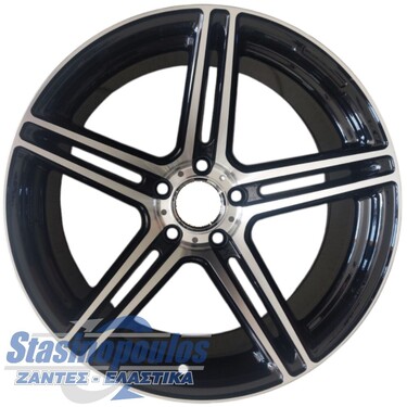 ΖΑΝΤΕΣ 19'' ΑΣΥΜΜΕΤΡΕΣ MERCEDES REPLICA 8.5x19 9.5x19 5x112 ET42 BLACK ΚΩΔΙΚΟΣ : 552/5