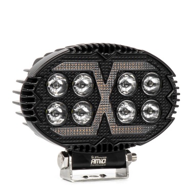 Amio - Προβολέας Εργασίας LED AWL78 SPOT 45W 2400lm 6500K με Λευκό + Κίτρινο φώς προειδοποίησης  9/36V - 1 τεμ. (04422/AM)