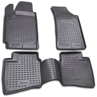 ΜΑΡΚΕ ΠΑΤΑΚΙΑ ΣΕ ΣΚΑΦΗ TPE ΛΑΣΤΙΧΟ ΓΙΑ HYUNDAI ELANTRA 3D 2007-2011  ΣΕ ΑΝΘΡΑΚΙ ΣΚΟΥΡΟ ΓΚΡΙ ΧΡΩΜΑ NOVLINE - 4 ΤΕΜ.