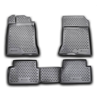 ΜΑΡΚΕ ΠΑΤΑΚΙΑ ΣΕ ΣΚΑΦΗ TPE ΛΑΣΤΙΧΟ ΓΙΑ RENAULT LAGUNA III 10/2007+  ΣΕ ΜΑΥΡΟ ΧΡΩΜΑ NOVLINE - 4 ΤΕΜ.