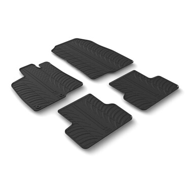 LAMPA - ΠΑΤΑΚΙΑ ΑΥΤΟΚΙΝΗΤΟΥ ΑΠΟ ΛΑΣΤΙΧΟ ΓΙΑ PEUGEOT 3008 5D 12/2023+ ΣΕ ΜΑΥΡΟ ΧΡΩΜΑ ME ΚΟΥΜΠΩΜΑΤΑ - 4 ΤΕΜ.