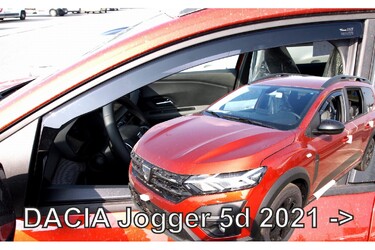 ΑΝΕΜΟΘΡΑΥΣΤΕΣ ΓΙΑ DACIA JOGGER 5D 2021+ ΣΕΤ ΑΥΤΟΚΙΝΗΤΟΥ ΑΠΟ ΕΥΚΑΜΠΤΟ ΦΙΜΕ ΠΛΑΣΤΙΚΟ HEKO - 4 ΤΕΜ.
