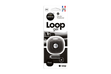 ΑΡΩΜΑΤΙΚΟ ΑΕΡΑΓΩΓΟΥ AROMA CAR LOOP BLACK AMIO - 1 ΤΕΜ.