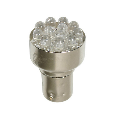 ΛΑΜΠΑΚΙ 12LED BAY15d 24V ΛΕΥΚΟ
