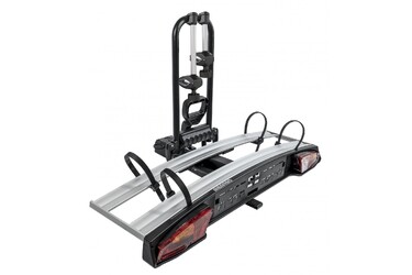 Menabo - Βάση Ποδηλάτου Κοτσαδόρου Alioth 2 για 2 ποδήλατα ή E-bike / Fat Bike με Ανάκλιση / Μοχλό Γρήγορης Ασφάλισης / Αντάπτορα 13 pin - 1 τεμ. (14920/MB)