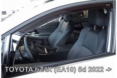 ΑΝΕΜΟΘΡΑΥΣΤΕΣ ΓΙΑ TOYOTA BZ4X (EA10) 5D 2022+ - ΖΕΥΓΑΡΙ ΑΥΤΟΚΙΝΗΤΟΥ ΑΠΟ ΕΥΚΑΜΠΤΟ ΦΙΜΕ ΠΛΑΣΤΙΚΟ HEKO -  2 ΤΕΜ.