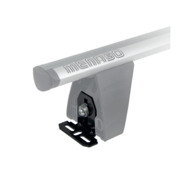 DLFIX201FP KIT TYPE FP ΑΚΡΑ (ΠΟΔΙΑ) ΓΙΑ ΜΠΑΡΕΣ ΟΡΟΦΗΣ DELTA/OMEGA BLACK/SILVER MENABO - 1 ΣΕΤ