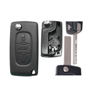 PEUGEOT ΑΝΑΔΙΠΛΟΥΜΕΝΟ ΑΝΤΑΛΛΑΚΤΙΚΟ ΚΛΕΙΔΙ ΜΕ ΚΑΛΥΜΜΑ 3 ΚΟΥΜΠΙΩΝ / ΛΑΜΑ HU83 (ΜΕ ΥΠΟΣΤΗΡΙΞΗ ΜΠΑΤΑΡΙΑΣ) DGA - 1 ΤΕΜ.