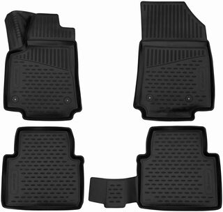 ΠΑΤΑΚΙΑ ΣΕ ΣΚΑΦΗ TPE ΛΑΣΤΙΧΟ ΓΙΑ OPEL CROSSLAND WAGON 2017+ ΣΕ ΜΑΥΡΟ ΧΡΩΜΑ NOVLINE - 4 ΤΕΜ