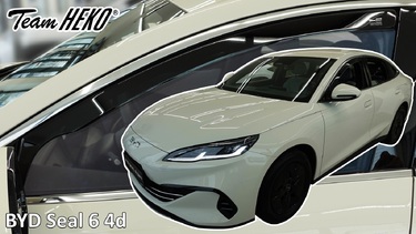 Heko - Ανεμοθραύστες για Byd Seal 6 4 Doors 2024+ Ζευγάρι Απο Εύκαμπτο Φιμέ Πλαστικό - 2 τεμ. (ΑΝΕΜ.11316)