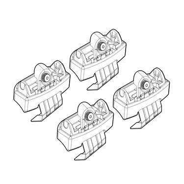 ΠΟΔΙΑ ΓΙΑ ΜΠΑΡΕΣ NORDRIVE ΓΙΑ RENAULT RAFALE 04/2024+ - 4 τεμ.
