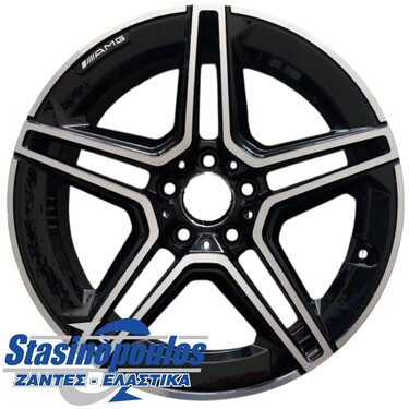 ΖΑΝΤΕΣ 22'' MERCEDES STYLE 9.5X22 11.5X22 5X112 ET45 ΜΑΥΡΟ ΔΙΑΜΑΝΤΕ ΚΩΔΙΚΟΣ : 552/7