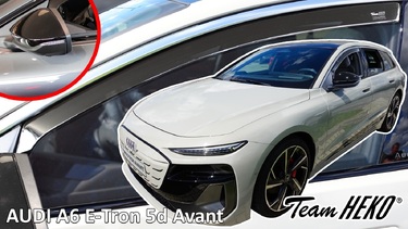 Heko - Ανεμοθραύστες για Audi A6 E-Tron Αvant 5 Doors 2024+ Ζευγάρι Απο Εύκαμπτο Φιμέ Πλαστικό - 2 τεμ. (ΑΝΕΜ.10297)