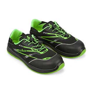 Euroroutier - Παπούτσια Ασφαλείας Νο 41 Hybrid Tech Green ελαφρύ αναπνεύσιμο ύφασμα αντιστατικό με μεταλλική μύτη - 1 τεμ. (L.ERHYTG41)