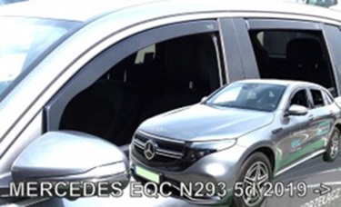ΑΝΕΜΟΘΡΑΥΣΤΕΣ ΓΙΑ MERCEDES EQC N293 5D 2019+  ΣΕΤ ΑΥΤΟΚΙΝΗΤΟΥ ΑΠΟ ΕΥΚΑΜΠΤΟ ΦΙΜΕ ΠΛΑΣΤΙΚΟ HEKO - 4 ΤΕΜ.