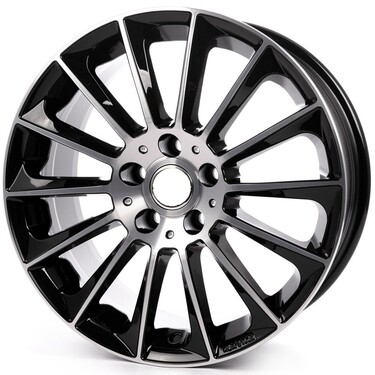 ΖΑΝΤΕΣ 19'' ΑΣΥΜΜΕΤΡΕΣ MERCEDES REPLICA 8.5x19 9.5x19 5x112 ET35 BLACK ΚΩΔΙΚΟΣ : 911