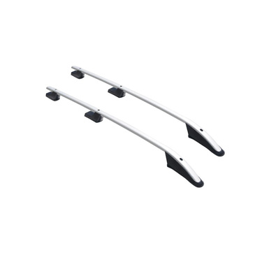 ΠΑΡΑΛΛΗΛΕΣ ΜΠΑΡΕΣ ΟΡΟΦΗΣ ΑΛΟΥΜΙΝΙΟΥ ΣΕ ΑΣΗΜΙ ΧΡΩΜΑ SPORT L2 ΓΙΑ VW CADDY 2003-2015 ΜΕΓΙΣΤΟ ΒΑΡΟΣ ΦΟΡΤΙΟΥ 75KG OMTEC - 2 TEM.