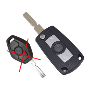 BMW ΣΕΙΡΑ 5 ΑΝΤΑΛΛΑΚΤΙΚΟ ΑΝΑΔΙΠΛΟΥΜΕΝΟ  ΚΛΕΙΔΙ ΜΕ ΚΑΛΥΜΜΑ 3 ΚΟΥΜΠΙΩΝ (ΧΩΡΙΣ ΚΛΕΙΔΙ) DGA - 1 ΤΕΜ.