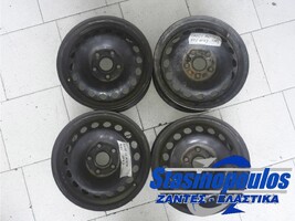 Μεταχειρισμένες σιδερένιες ζάντες 6x15 5x112 VW SEAT SKODA AUDI