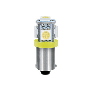 T4W BA9s 24/28V 5SMDx1CHIP LED 30lm ΠΟΡΤΟΚΑΛΙ ΚΟΥΤΙ LAMPA - 20 ΤΕΜ.