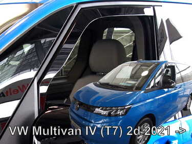 ΑΝΕΜΟΘΡΑΥΣΤΕΣ ΓΙΑ VW MULTIVAN T7 2D 2021+ ΖΕΥΓΑΡΙ ΑΠΟ ΕΥΚΑΜΠΤΟ ΦΙΜΕ ΠΛΑΣΤΙΚΟ HEKO - 2 ΤΕΜ.
