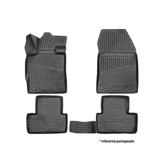 ΠΑΤΑΚΙΑ ΣΕ ΣΚΑΦΗ TPE ΛΑΣΤΙΧΟ ΓΙΑ LEXUS RX (IV, IVR) 2015-2019 / 2019+ ΣΕ ΜΑΥΡΟ ΧΡΩΜΑ NOVLINE - 4 ΤΕΜ.