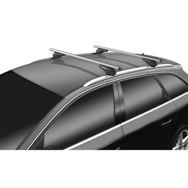 MENABO ΜΠΑΡΕΣ ΑΛΟΥΜΙΝΙΟΥ ARIEM 118.5 cm ΣΕ ΑΣΗΜΙ ΧΡΩΜΑ ΓΙΑ Audi A3 (8VA) Sportback 5 doors 2013> ΜΕ FLUSH ή RAISED RAILS - 2 ΤΕΜ. (14700/MB)