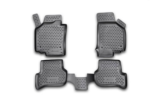 ΜΑΡΚΕ ΠΑΤΑΚΙΑ ΣΕ ΣΚΑΦΗ TPE ΛΑΣΤΙΧΟ ΓΙΑ SEAT LEON 2005-2013  ΣΕ ΜΑΥΡΟ ΧΡΩΜΑ NOVLINE - 4 ΤΕΜ.