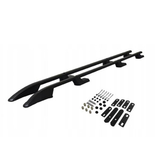 ΠΑΡΑΛΛΗΛΕΣ ΜΠΑΡΕΣ ΟΡΟΦΗΣ ΑΛΟΥΜΙΝΙΟΥ ΣΕ ΜΑΥΡΟ ΧΡΩΜΑ SPORT L2 ΓΙΑ NISSAN PRIMASTAR 2001-2014 ΜΕΓΙΣΤΟ ΒΑΡΟΣ ΦΟΡΤΙΟΥ 75KG OMTEC - 2 TEM.