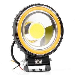Amio - Προβολέας Εργασίας LED AWL83 FLOOD 48W 3600lm 6500K με σταθερή Κίτρινη LED μπάρα - 1 τεμ. (04427/AM)