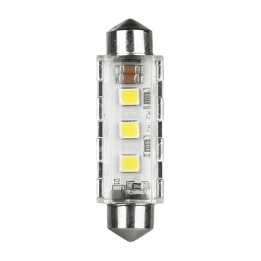 ΛΑΜΠΑΚΙΑ ΠΛΑΦΟΝΙΕΡΑΣ 12/24V 12x41mm 260/220lm 6.500K ΔΙΠΛΗΣ ΠΟΛ/ΤΑΣ LED CAN-BUS PRO-USER SERIES 1ΤΕΜ