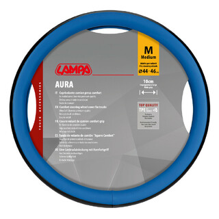 Lampa - Κάλυμμα Τιμονιού Φορτηγού Aura Skeentex Μπλε Μέγεθος M ?44–46cm Ultra-Soft, Αντιολισθητικό, Φάρδος 10cm - 1 τεμ. (L9707.7)